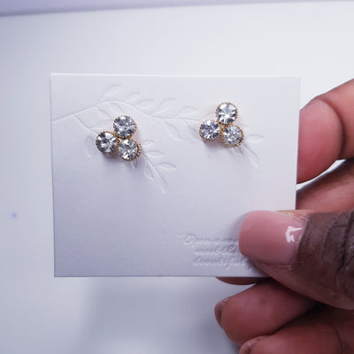 Trio Stud Earring