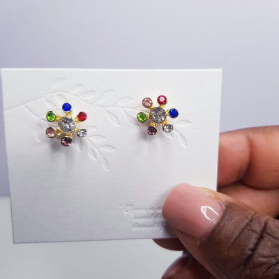 Rainbow Stud Earring