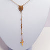 Gold Rosary Necklace