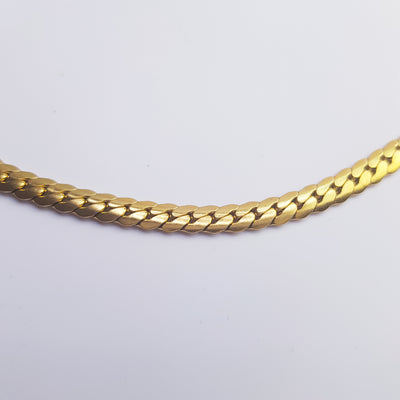 Flat Snake 2 Necklace