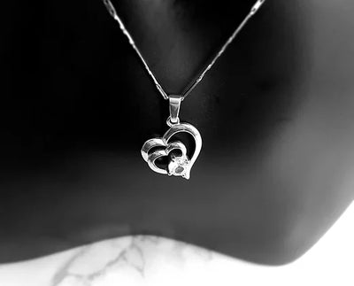 In-Heart Pendant Chain Necklace