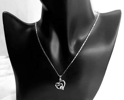 In-Heart Pendant Chain Necklace