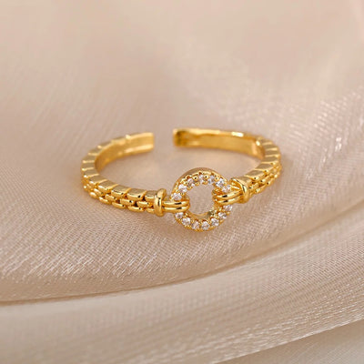 Eyelet  Open Ring