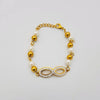 Infinity Pearl Gold Bracelet