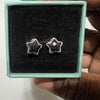 Navy Glitz Star Stud Earring