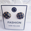 Gridlock Stud  Earring