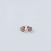 Round Glitz Stud Earring