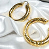 Dotted Hoop Earrings