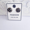 Gridlock Stud  Earring