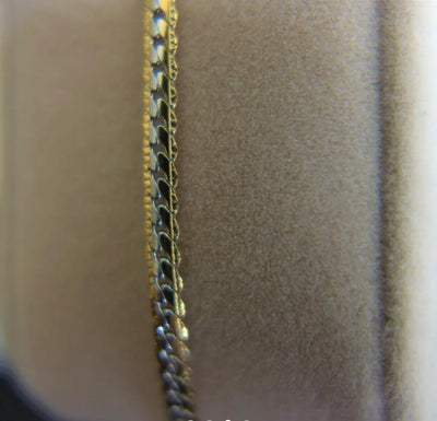 Multi-Tone Flat Snake Anklet