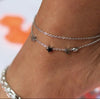 Trio Stars Anklet